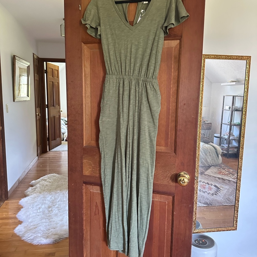 UpWest Olive Green Jumpsuit NWT